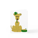 St. Patrick Great Dane Note Card