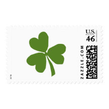 St Patrick Hearts Clover Stamp