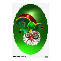 ST PATRICK JEWEL OWL AND  ELF HAT WITH SHAMROCK ROOM GRAPHICS