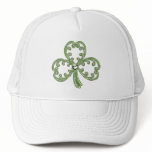 St. Patrick Jeweled Shamrock Hat