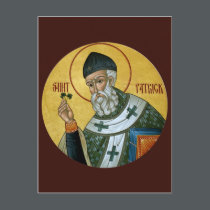 St. Patrick Prayer Card postcards