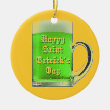 St. Patrick’s Day Green Beer Mug Ornament