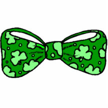 St. Patrick’s Day Green Bow Tie Photo Sculpture