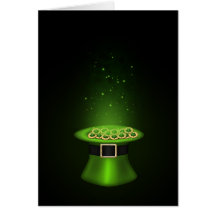St. Patrick´s Day Hat - Greeting Card