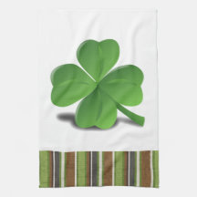 St. Patrick’s Day Shamrock Clover Kitchen Towel