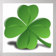 St. Patrick’s Day Shamrock Clover Poster