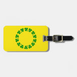 St. Patrick’s Day Shamrock Ring Luggage Tag