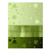 St. Patrick´s Day Shamrocks - Postcard