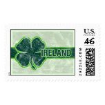 St. Patrick’s ‘Ireland’ Shamrock Grunge Stamp