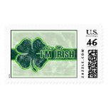 St. Patrick’s ‘Kiss Me’ Shamrock Grunge Stamp