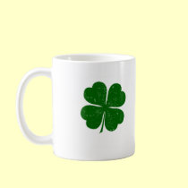 St Patrick Shamrock mugs