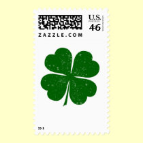 St Patrick Shamrock stamps