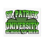 St. Patrick University School of Beer Postcard