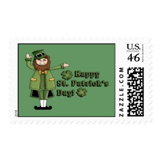 St Patrick Wishes You A Happy St Pats Day stamp