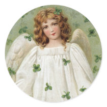 St. Patricks Angel bringing you good luck stickers by golden_oldies St. Patricks Angel bringing you good luck stickers