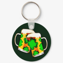 St. Patrick's Beer Mugs keychains