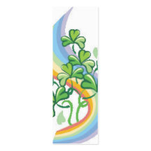ST Patricks Bookmark Business Card Template