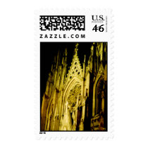 'St. Patrick's Cathedral at Night' Postage postage