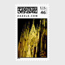 'St. Patrick's Cathedral at Night' Postage postage