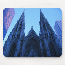 St. Patrick's Cathedral New York City mousepad by vitaliy St. Patrick's Cathedral New York City mousepad