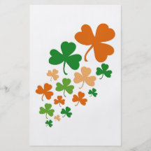 St Patricks Clovers Full Color Flyer