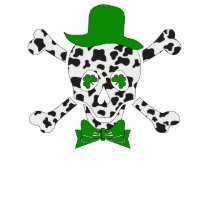 St. Patrick's Cow Skull t-shirts