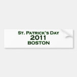 St. Patrick's Day 2011 - Boston Bumper Sticker
