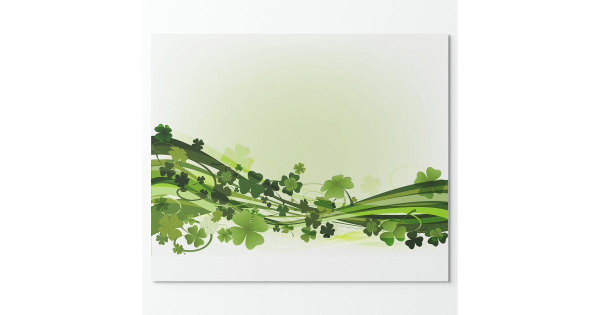 st patricks day wrapping paper