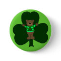 St. Patrick's day bear in green buttons by littlemunchkins St. Patrick's day bear in green buttons