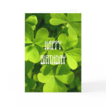 St. Patrick's Day Birthday Greeting Card