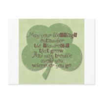 St. Patricks Day Blessing Postcards