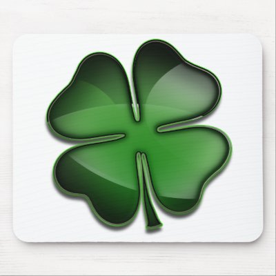 St. Patricks Day Bling mouse pad