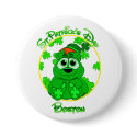 St Patrick's Day Boston feat Lil Clover buttons