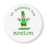 st patricks day boston gladys magnet