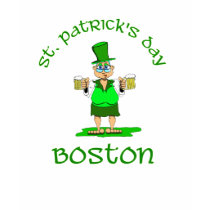 st patricks day boston gladys t-shirts