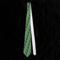 St. Patrick's Day boxer dog necktie ties