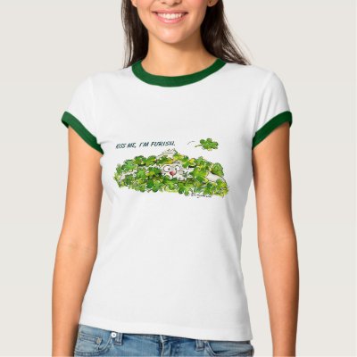 St. Patricks Day Bunny Rabbit T-shirt by zooogle