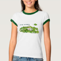 St. Patricks Day Bunny Rabbit T-shirt by zooogle St. Patricks Day Bunny Rabbit T-shirt