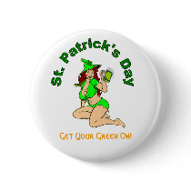 St. Patrick's Day Button