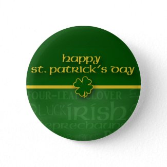 St. Patrick's Day Button button