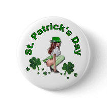St. Patrick's Day Button