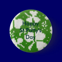 St Patrick's Day Button