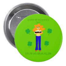 St Patrick's Day Button
