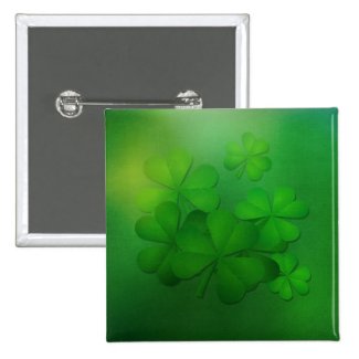 St. Patrick's Day Button - Clovers