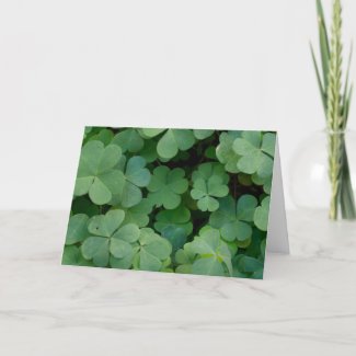 St. Patrick's Day Card card