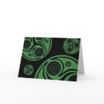 St. Patrick's Day Card- Irish Triskel Spirals