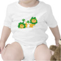 St Patrick's Day Cartoon Lions Baby Apparel t-shirts