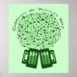 St. Patrick's Day Celebration Art Poster Print