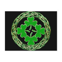 St. Patrick's day Celtic Knot 2 Post Card