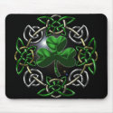 St. Patrick's Day Celtic knot design mousepads